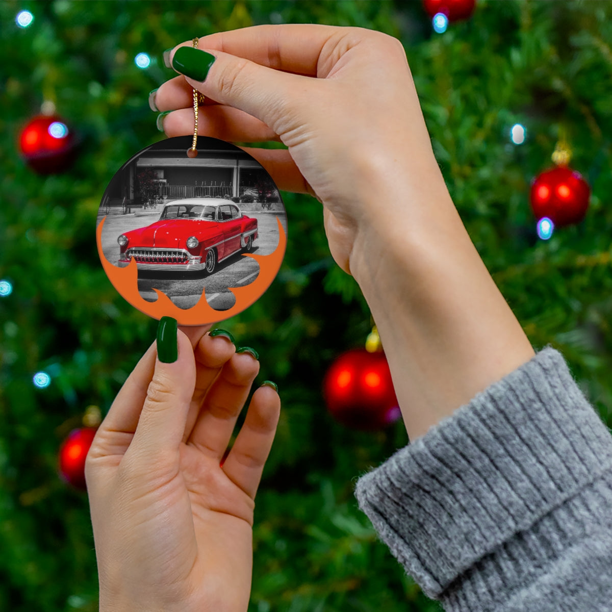 1950's Classic Muscle Car Ornament For Car Lovers