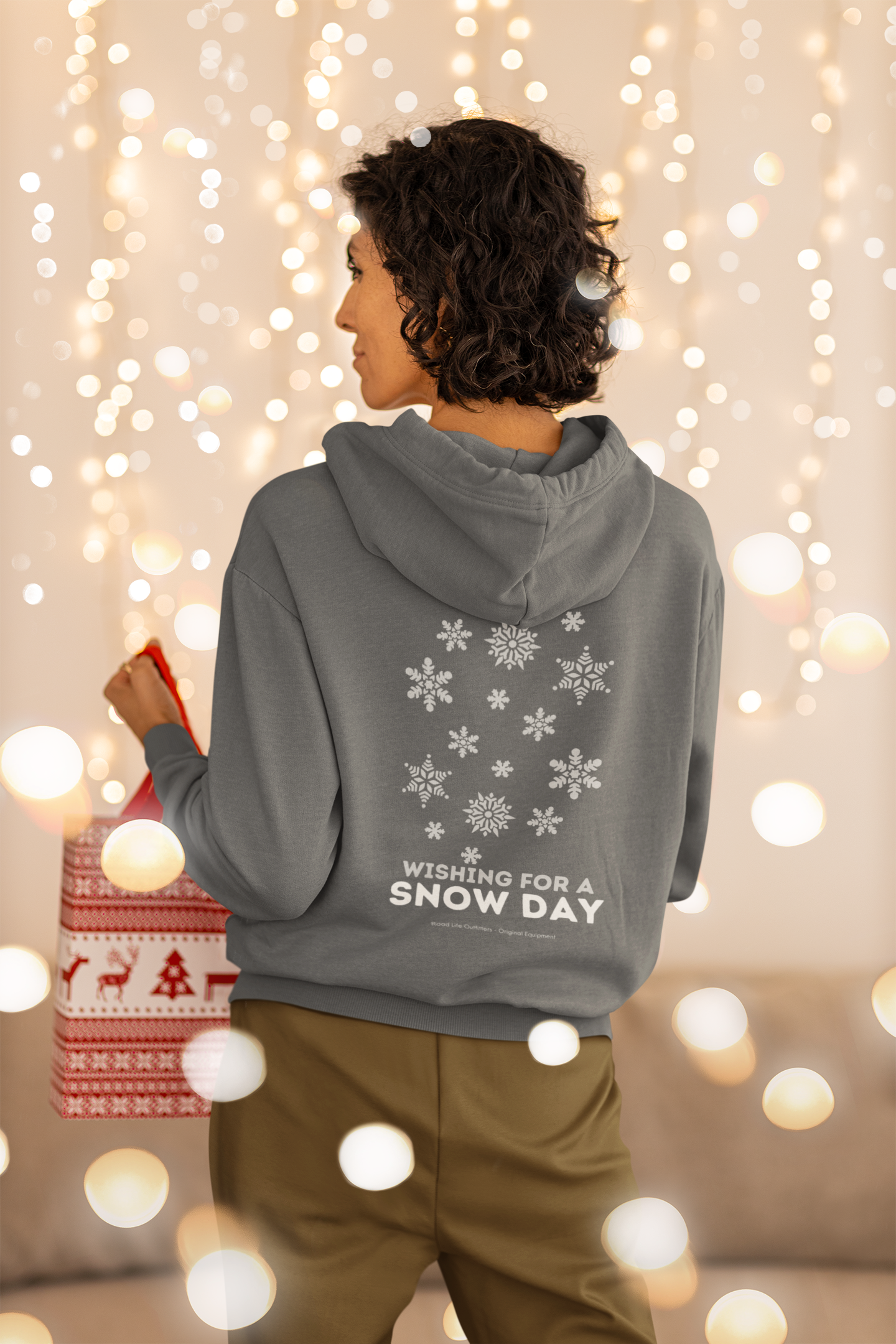 Wishing For A Snow Day Unisex Heavy Blend™ Hooded Sweatshirt